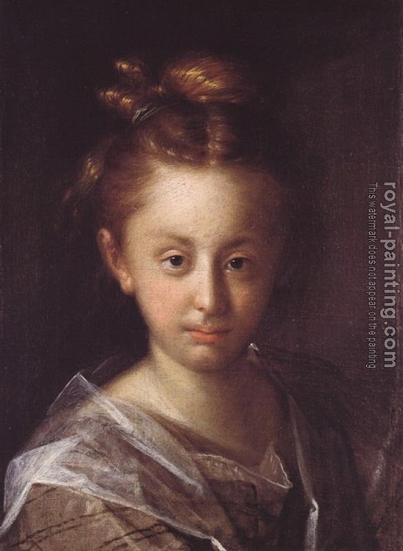 Hans Von Aachen : Portrait of a girl